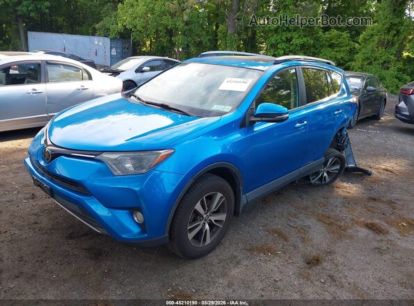 JTMRFREV6HJ173123 2017 TOYOTA RAV4 Blue Przód lewy