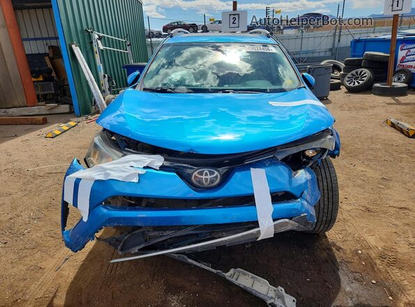 JTMRFREV6JD231476 2018 TOYOTA RAV4 Blue Вид спереду
