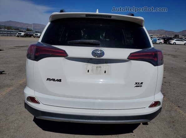 JTMRFREV6JJ730053 2018 TOYOTA RAV4 White Вид ззаду