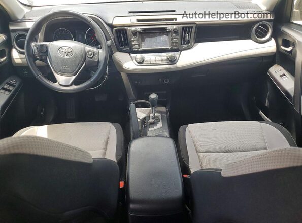 JTMRFREV7GD196391 2016 TOYOTA RAV4 Gray Առջևի վահանակի տեսք