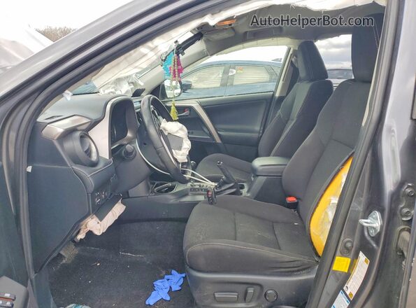 JTMRFREV7JD255401 2018 TOYOTA RAV4 Серый Вид салона спереди
