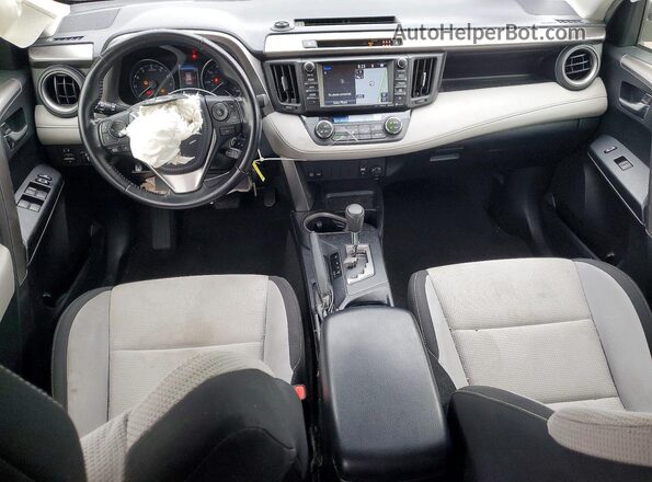 JTMRFREV8HJ129852 2017 TOYOTA RAV4 Gray Dashboard view