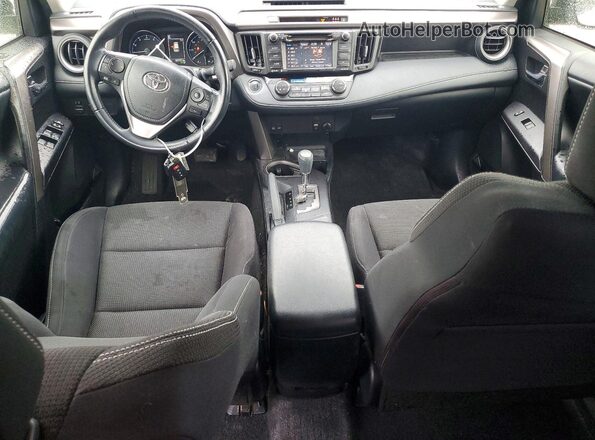 JTMRFREV8JJ244845 2018 TOYOTA RAV4 White Widok deski rozdzielczej