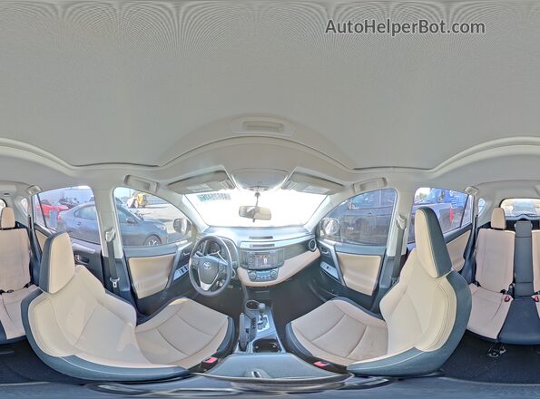 JTMRFREV9GJ068820 2016 TOYOTA RAV4 Белый Панорамный вид салона 360°