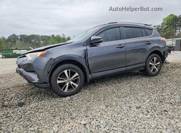 JTMRFREVXHD221673 2017 TOYOTA RAV4 Gray Առջևի ձախ երեք քառորդ տեսարան
