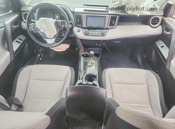 JTMRFREVXHD221673 2017 TOYOTA RAV4 Gray Առջևի վահանակի տեսք