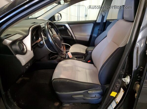 JTMRJREV2GD017740 2016 TOYOTA RAV4 Черный Вид салона спереди