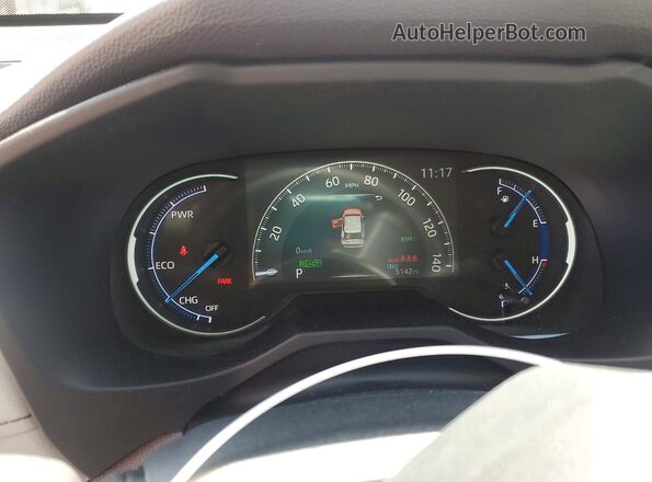 JTMRWRFV0SD328852 2025 TOYOTA RAV4 Red ხელსაწყოთა პანელის ხედი