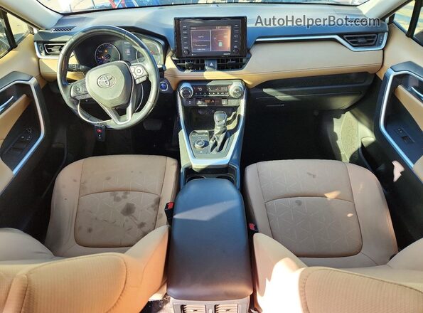 JTMRWRFV5LD072208 2020 TOYOTA RAV4 Белый Вид панели приборов