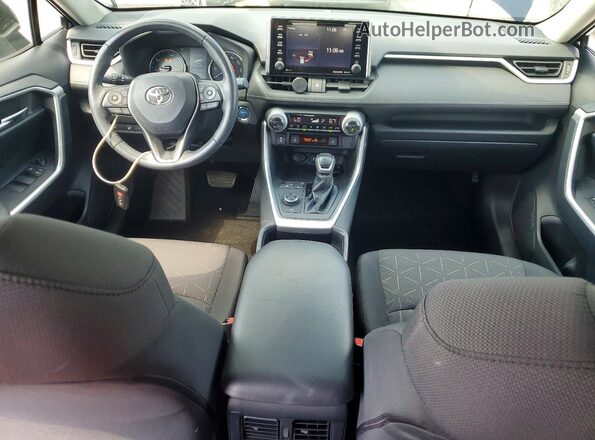 JTMRWRFV6KD023436 2019 TOYOTA RAV4 Blue წინა პანელის ხედი