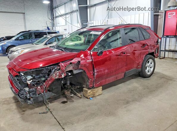 JTMRWRFVXKD032186 2019 TOYOTA RAV4 Maroon წინა მარცხენა ხედი სამი მეოთხედიდან