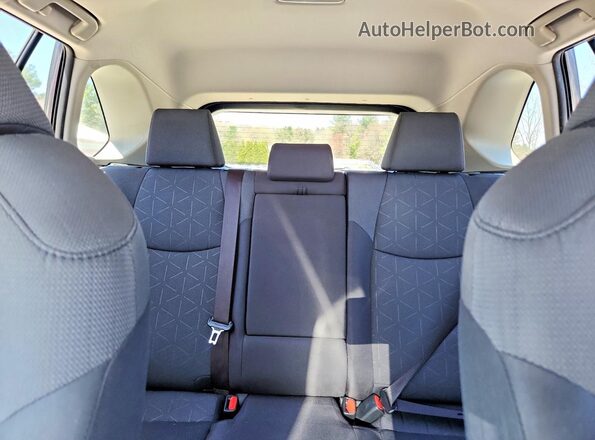 JTMW1RFV1KD004276 2019 TOYOTA RAV4 Gray Rear seats view