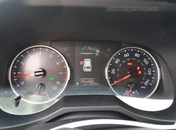JTMW1RFV6KD007366 2019 TOYOTA RAV4 Черный Вид щитка приборов