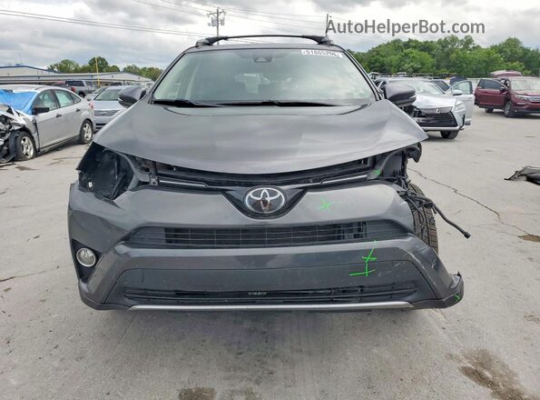 JTMWFREV0HJ702231 2017 TOYOTA RAV4 Gray წინა ხედი