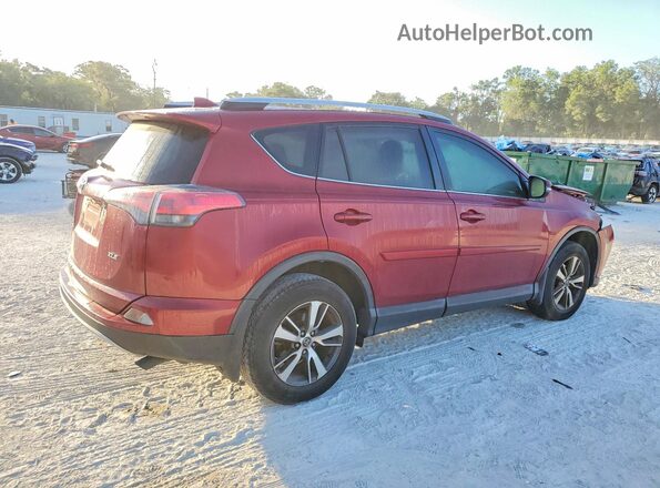 JTMWFREV0JD130145 2018 TOYOTA RAV4 Red Задня права чверть