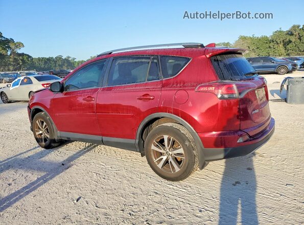 JTMWFREV0JD130145 2018 TOYOTA RAV4 Red Задня ліва чверть