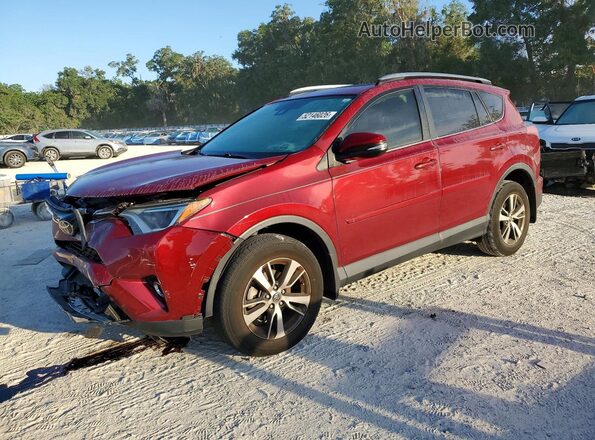 JTMWFREV0JD130145 2018 TOYOTA RAV4 Red Передня ліва чверть