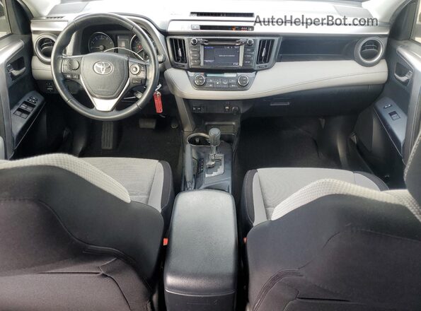 JTMWFREV0JJ175992 2018 TOYOTA RAV4 Gray Առջևի վահանակի տեսք