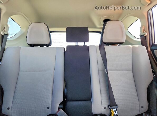 JTMWFREV2JJ200178 2018 TOYOTA RAV4 Silver Вид задніх сидінь