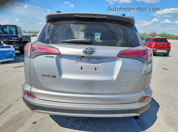 JTMWFREV2JJ200178 2018 TOYOTA RAV4 Silver Вид ззаду
