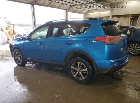 JTMWFREV3GJ098690 2016 TOYOTA RAV4 Blue უკანა მარცხენა