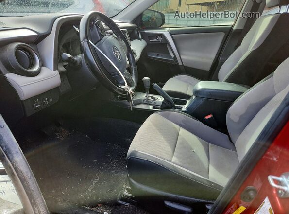 JTMWFREV6HJ117976 2017 TOYOTA RAV4 Red წინა სალონის ხედი