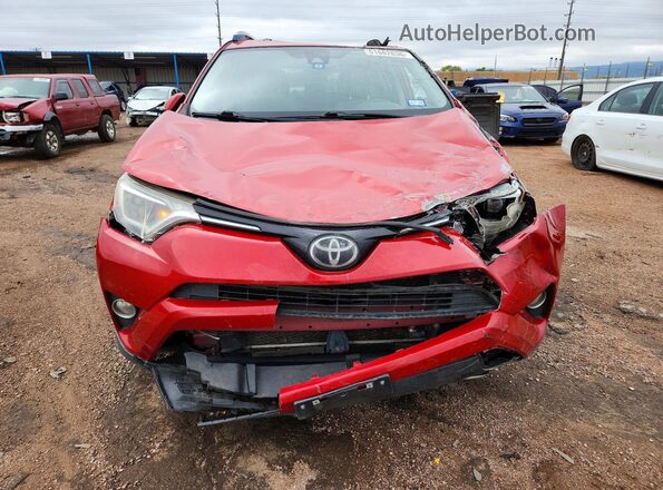 JTMWFREV6HJ117976 2017 TOYOTA RAV4 Red წინა ხედი