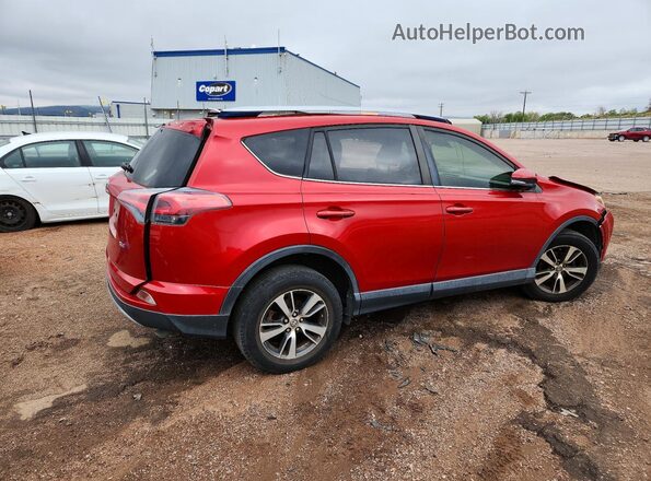 JTMWFREV6HJ117976 2017 TOYOTA RAV4 Red უკანა მარჯვენა