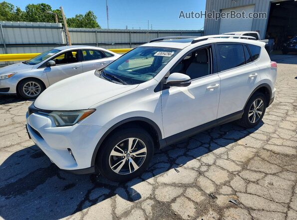 JTMWFREV6HJ709944 2017 TOYOTA RAV4 White წინა მარცხენა ხედი სამი მეოთხედიდან