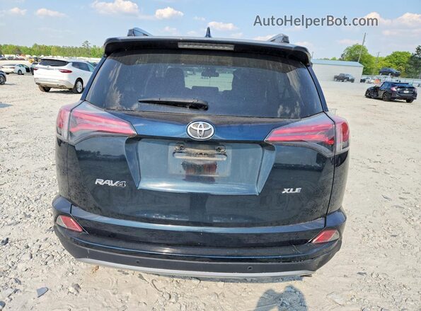 JTMWFREV9JJ205393 2018 TOYOTA RAV4 Синий Вид сзади