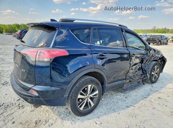 JTMWFREV9JJ205393 2018 TOYOTA RAV4 Синий Задняя правая четверть