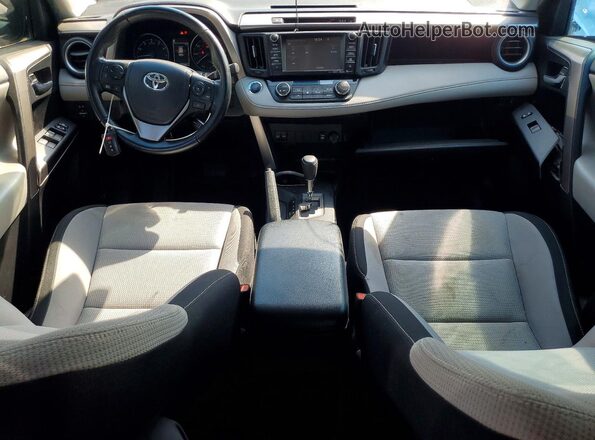 JTMWFREV9JJ205393 2018 TOYOTA RAV4 Синий Вид панели приборов