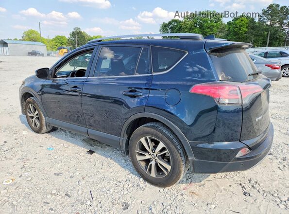 JTMWFREV9JJ205393 2018 TOYOTA RAV4 Синий Задняя левая четверть