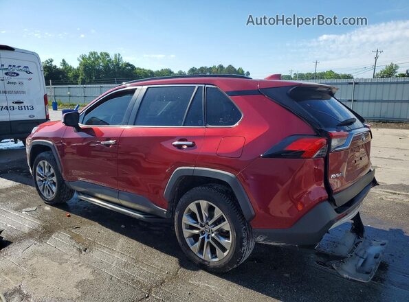 JTMY1RFV2LJ021616 2020 TOYOTA RAV4 Burgundy Задня ліва чверть