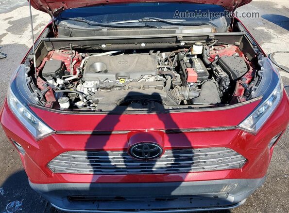 JTMY1RFV2LJ021616 2020 TOYOTA RAV4 Burgundy Вид підкапотного простору