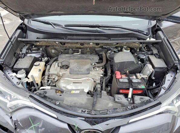 JTMZFREV0JJ211029 2018 TOYOTA RAV4 Gray Вид підкапотного простору