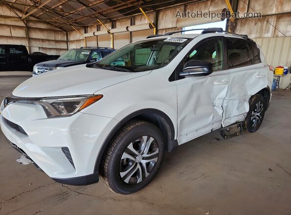 JTMZFREV5JJ211205 2018 TOYOTA RAV4 White Առջևի ձախ երեք քառորդ տեսարան