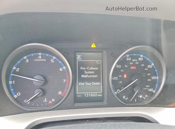 JTMZFREV7HJ126022 2017 TOYOTA RAV4 Red Vista del cuadro de instrumentos