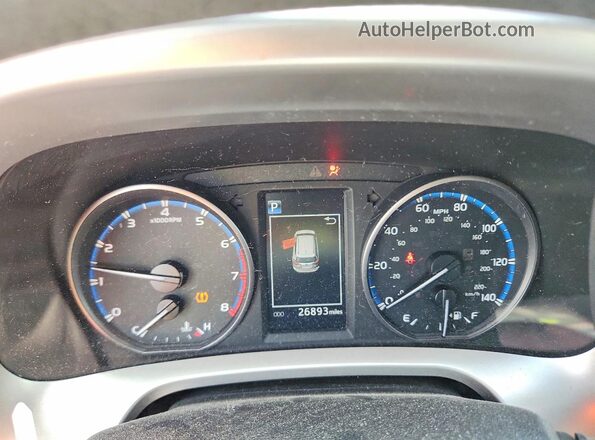 JTMZFREV7HJ720903 2017 TOYOTA RAV4 Gray Вид щитка приладів