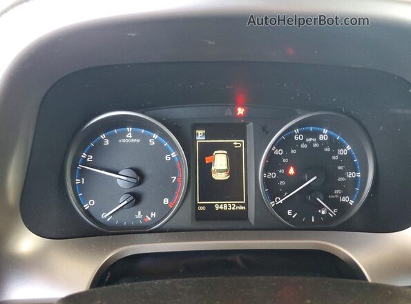 JTMZFREV8JJ180886 2018 TOYOTA RAV4 Серый Вид щитка приборов