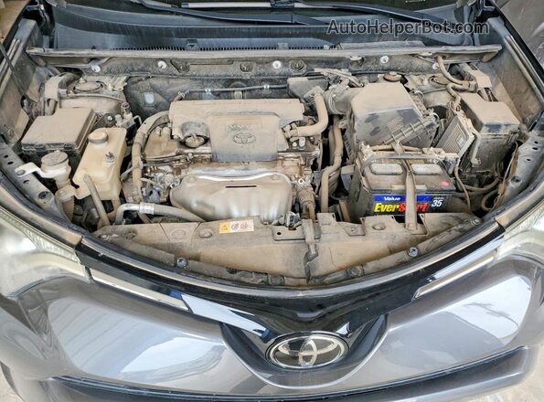 JTMZFREVXHJ105360 2017 TOYOTA RAV4 Gray ძრავის განყოფილების ხედი
