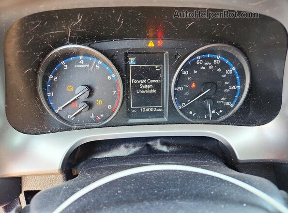 JTMZFREVXHJ113684 2017 TOYOTA RAV4 Red Вид щитка приладів