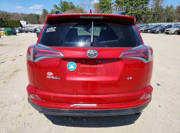 JTMZFREVXHJ113684 2017 TOYOTA RAV4 Red Вид ззаду