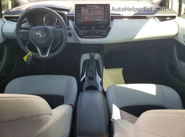JTND4MBE1M3124820 2021 TOYOTA COROLLA Белый Вид панели приборов
