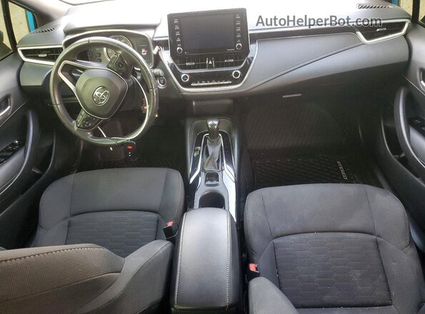 JTND4MBE2M3125863 2021 TOYOTA COROLLA Синий Вид панели приборов