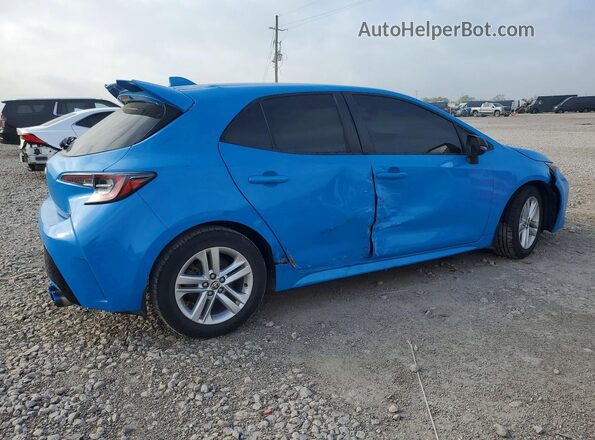 JTND4MBE2M3125863 2021 TOYOTA COROLLA Синий Задняя правая четверть