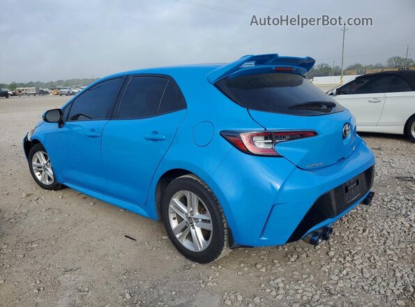 JTND4MBE2M3125863 2021 TOYOTA COROLLA Синий Задняя левая четверть