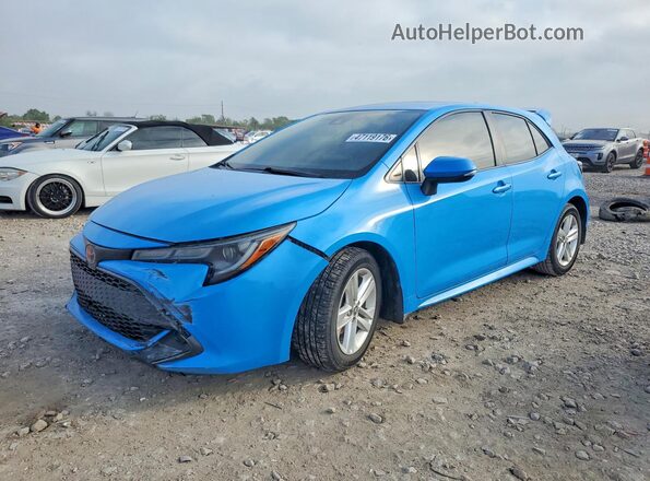 JTND4MBE2M3125863 2021 TOYOTA COROLLA Синий Передняя левая четверть