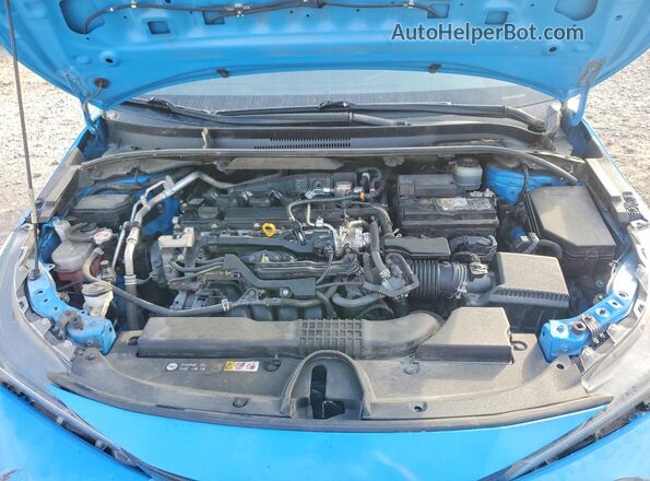 JTND4MBE2M3125863 2021 TOYOTA COROLLA Синий Вид задней части салона