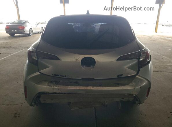 JTND4MBE3M3134393 2021 TOYOTA COROLLA Серебряный Вид сзади